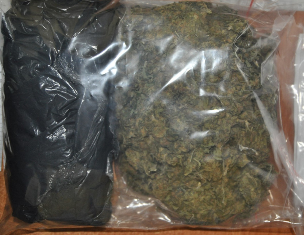 Marihuana zabezpieczona przez policję