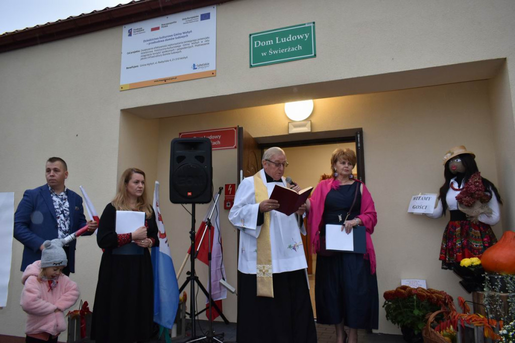 Dom ludowy w Świerżach otwarty na nowo