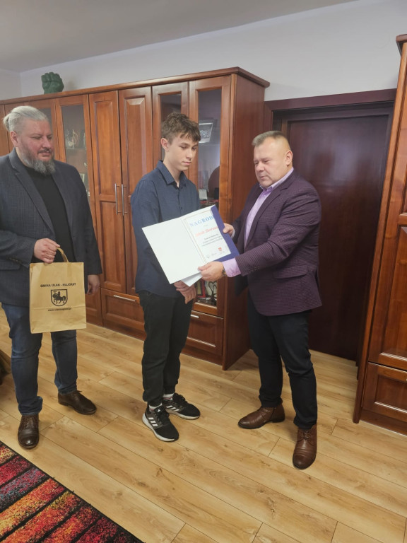 Wręczenie nagród w konkursie w Ulanie