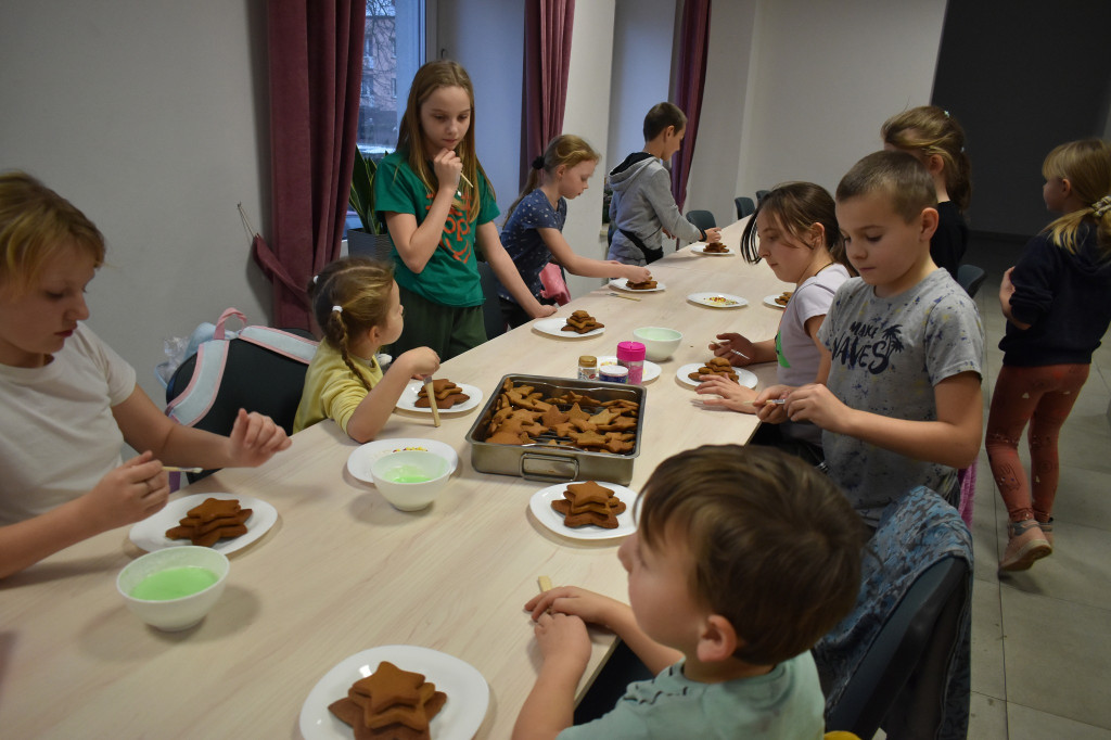 Piernikowe choinki na warsztatach w Wohyniu