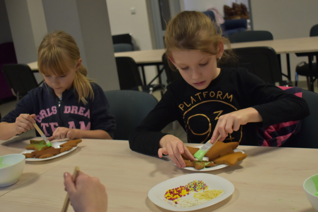 Piernikowe choinki na warsztatach w Wohyniu