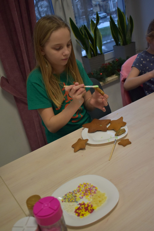 Piernikowe choinki na warsztatach w Wohyniu