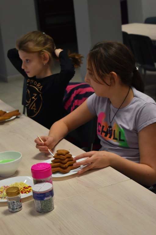 Piernikowe choinki na warsztatach w Wohyniu