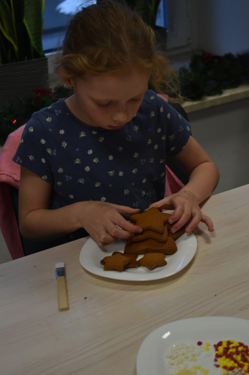 Piernikowe choinki na warsztatach w Wohyniu