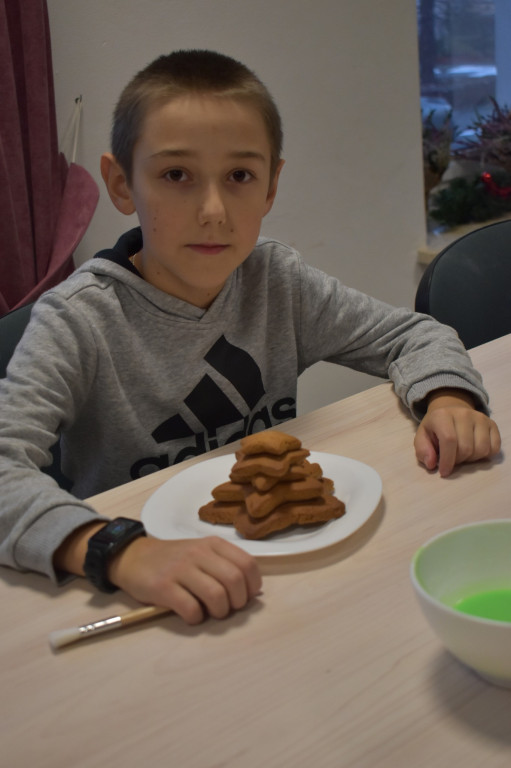 Piernikowe choinki na warsztatach w Wohyniu