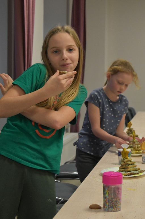 Piernikowe choinki na warsztatach w Wohyniu