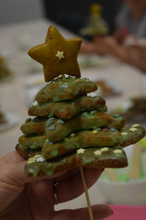 Piernikowe choinki na warsztatach w Wohyniu