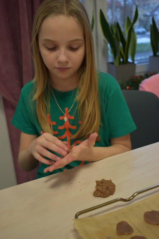 Piernikowe choinki na warsztatach w Wohyniu