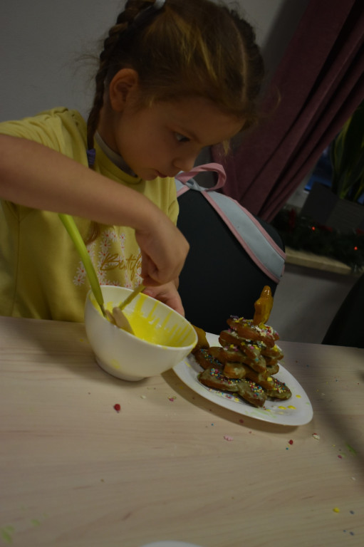 Piernikowe choinki na warsztatach w Wohyniu