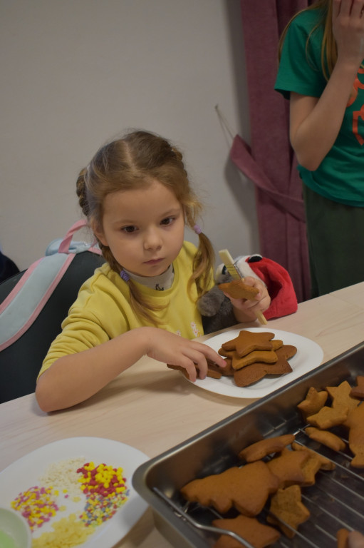 Piernikowe choinki na warsztatach w Wohyniu
