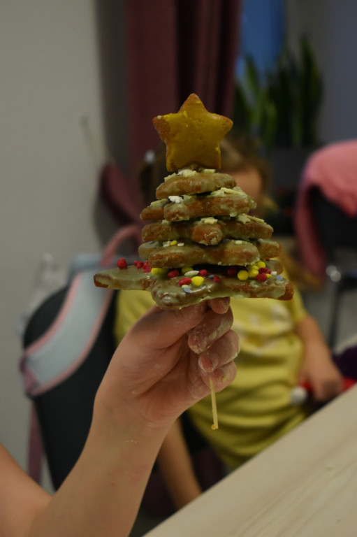 Piernikowe choinki na warsztatach w Wohyniu