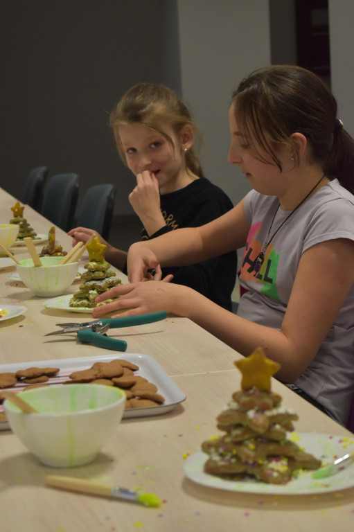 Piernikowe choinki na warsztatach w Wohyniu