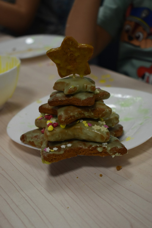 Piernikowe choinki na warsztatach w Wohyniu