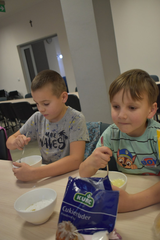 Piernikowe choinki na warsztatach w Wohyniu