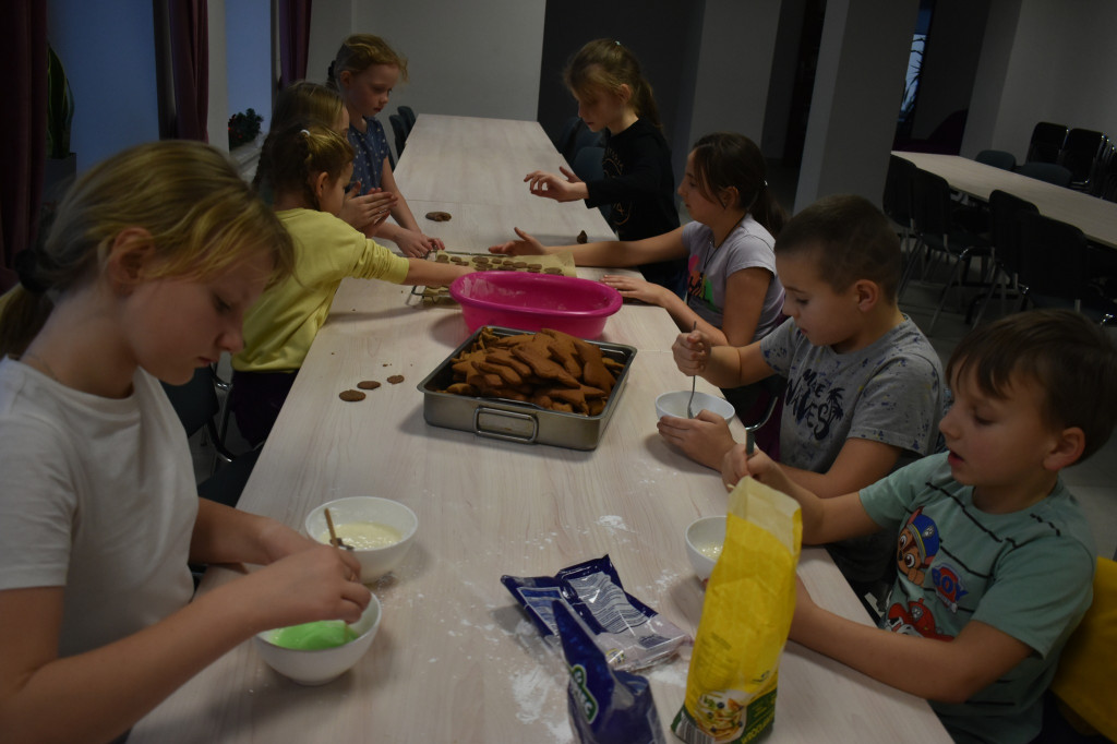 Piernikowe choinki na warsztatach w Wohyniu