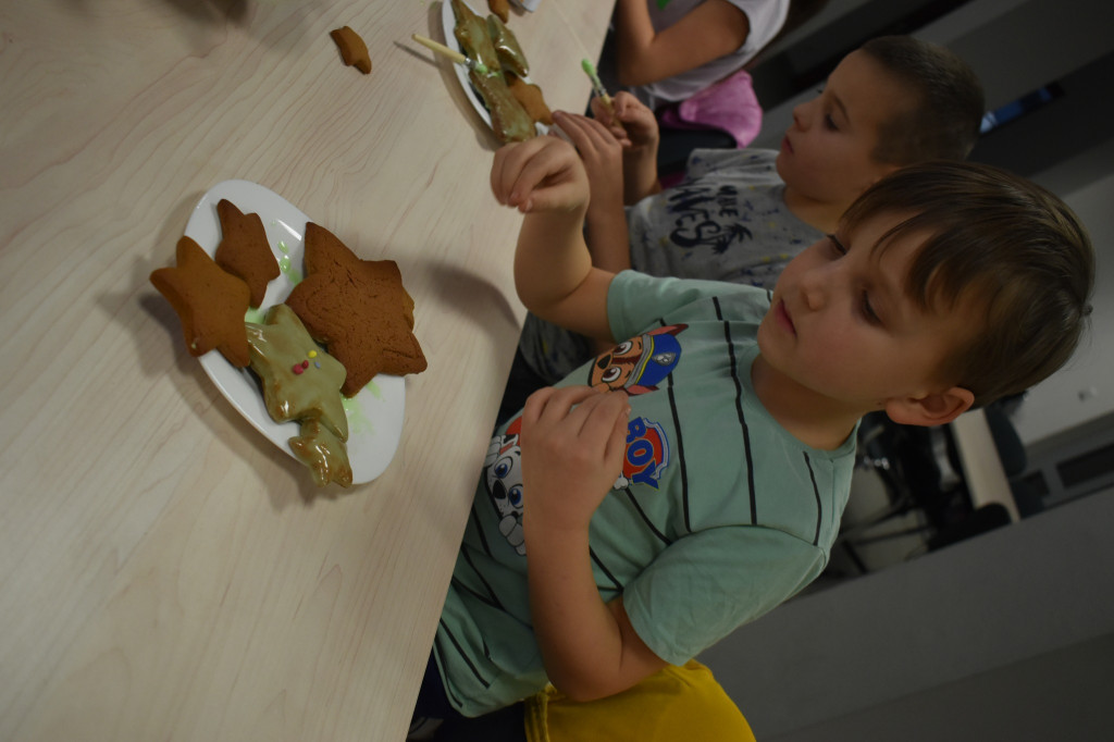 Piernikowe choinki na warsztatach w Wohyniu