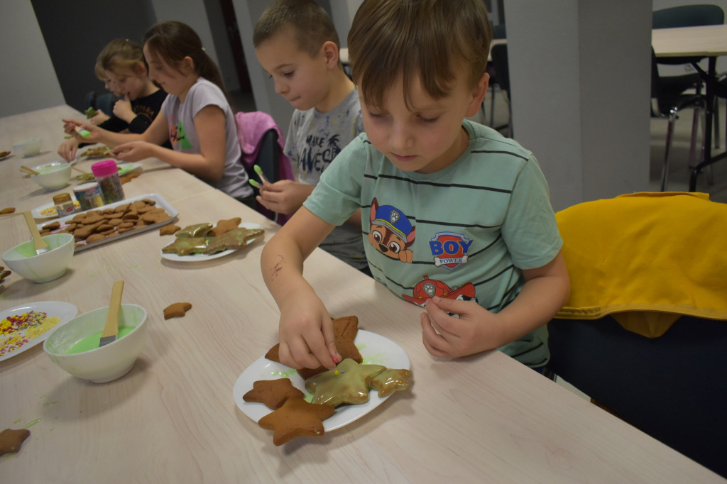 Piernikowe choinki na warsztatach w Wohyniu