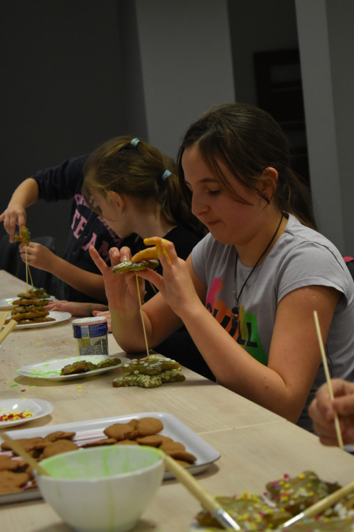 Piernikowe choinki na warsztatach w Wohyniu