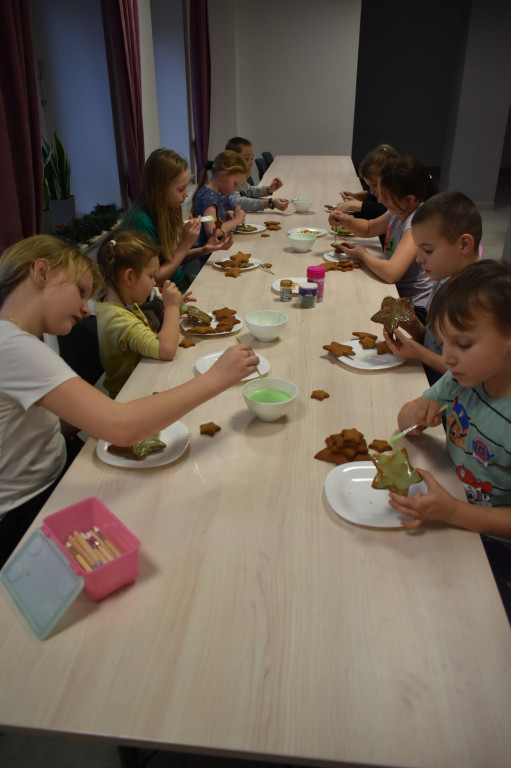 Piernikowe choinki na warsztatach w Wohyniu