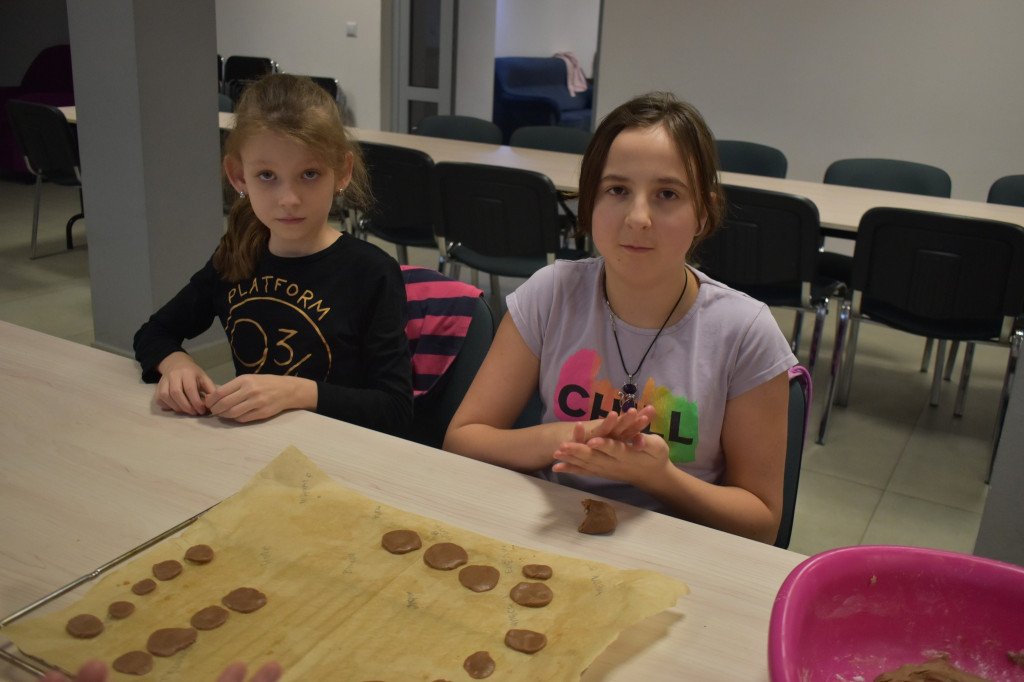 Piernikowe choinki na warsztatach w Wohyniu