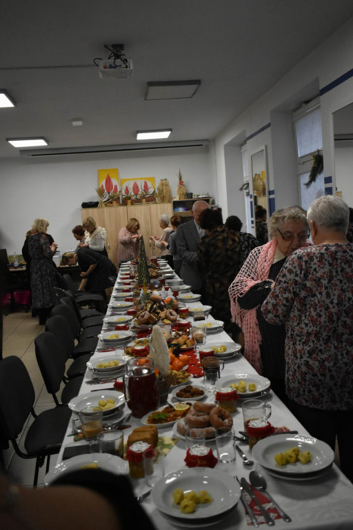 Spotkanie opłatkowe klubu seniorów w Wohyniu