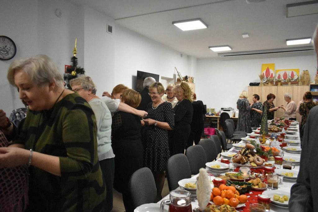 Spotkanie opłatkowe klubu seniorów w Wohyniu