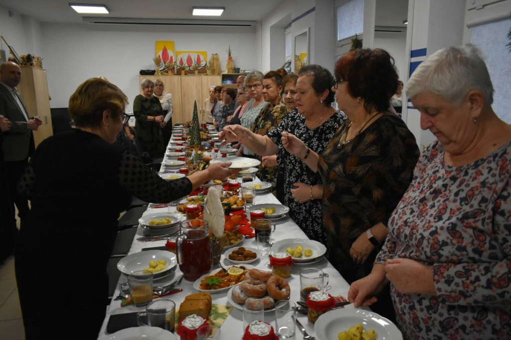 Spotkanie opłatkowe klubu seniorów w Wohyniu
