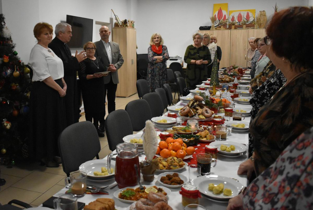 Spotkanie opłatkowe klubu seniorów w Wohyniu