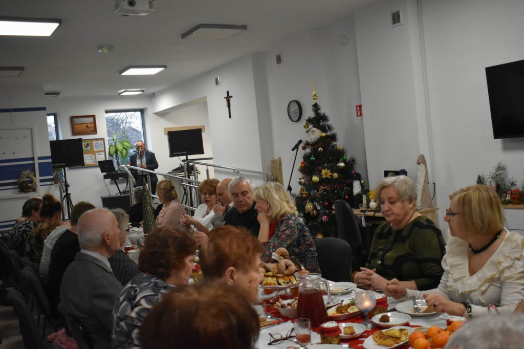 Spotkanie opłatkowe klubu seniorów w Wohyniu