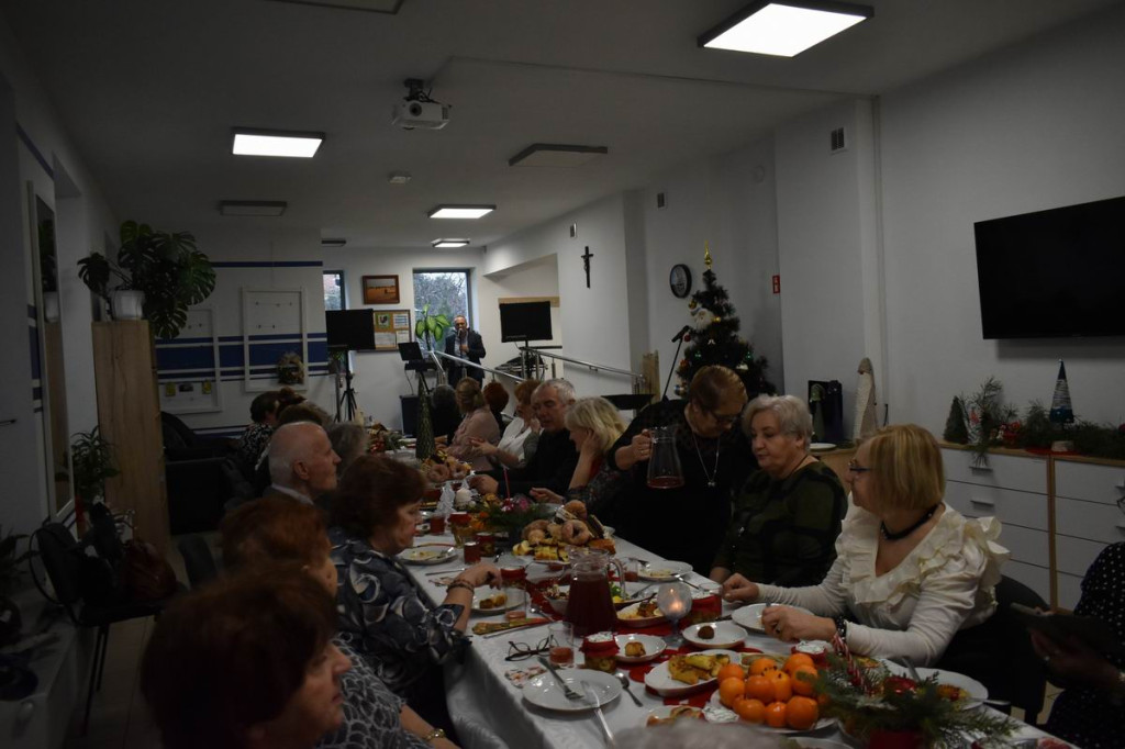 Spotkanie opłatkowe klubu seniorów w Wohyniu