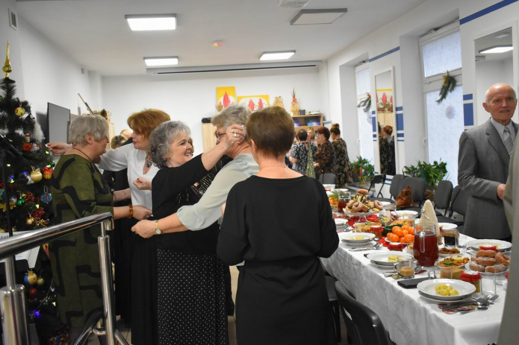 Spotkanie opłatkowe klubu seniorów w Wohyniu