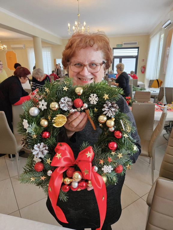 Wieńce adwentowe na warsztatach w Ulanie-Majoracie