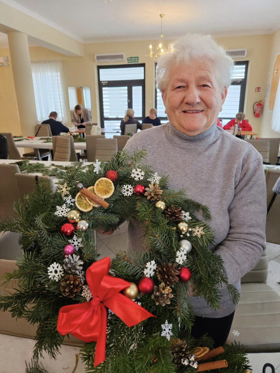 Wieńce adwentowe na warsztatach w Ulanie-Majoracie