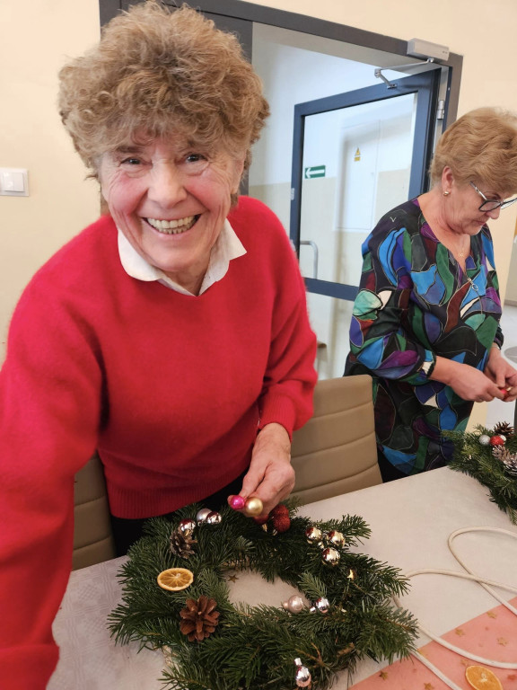 Wieńce adwentowe na warsztatach w Ulanie-Majoracie