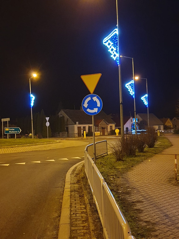 Świąteczne dekoracje w Komarówce Podlaskiej