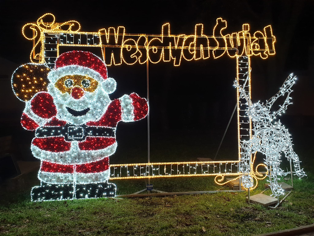 Świąteczne dekoracje w Komarówce Podlaskiej