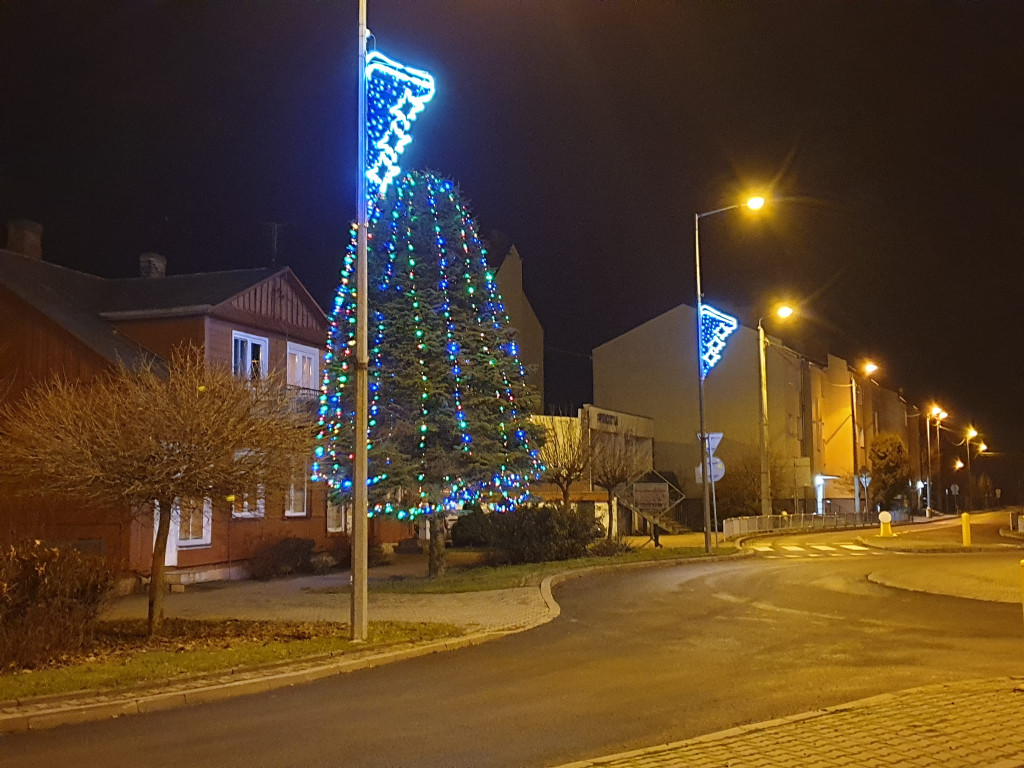 Świąteczne dekoracje w Komarówce Podlaskiej