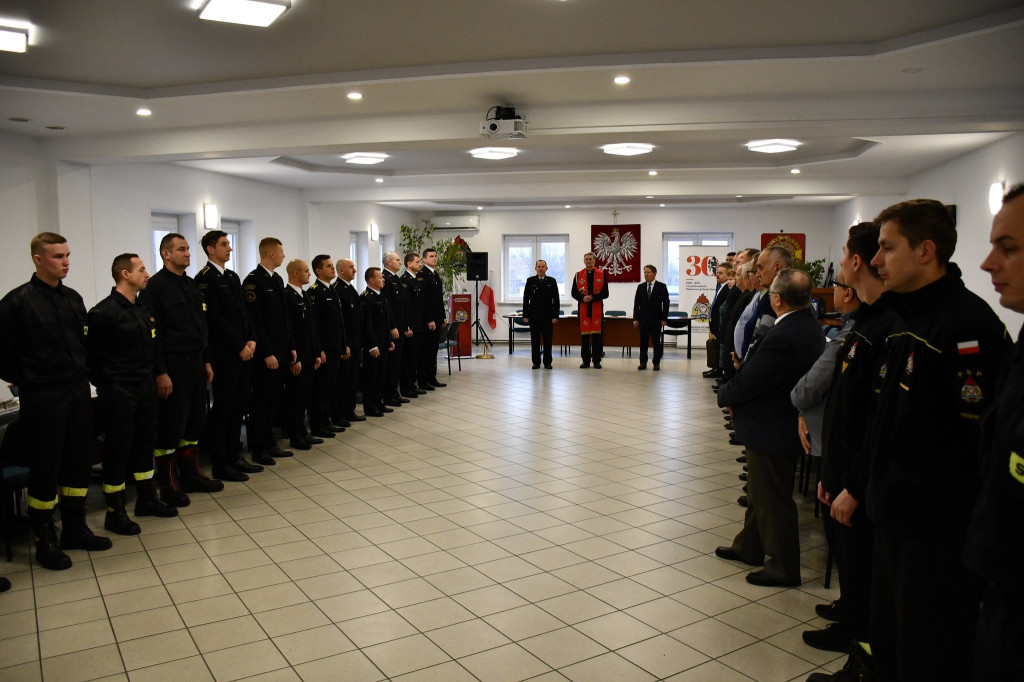 Spotkanie opłatkowe strażaków