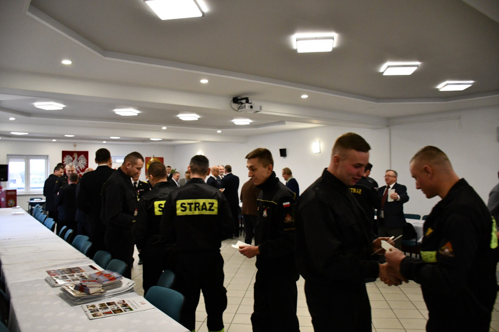 Spotkanie opłatkowe strażaków