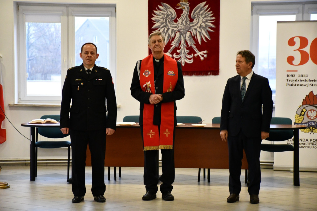 Spotkanie opłatkowe strażaków