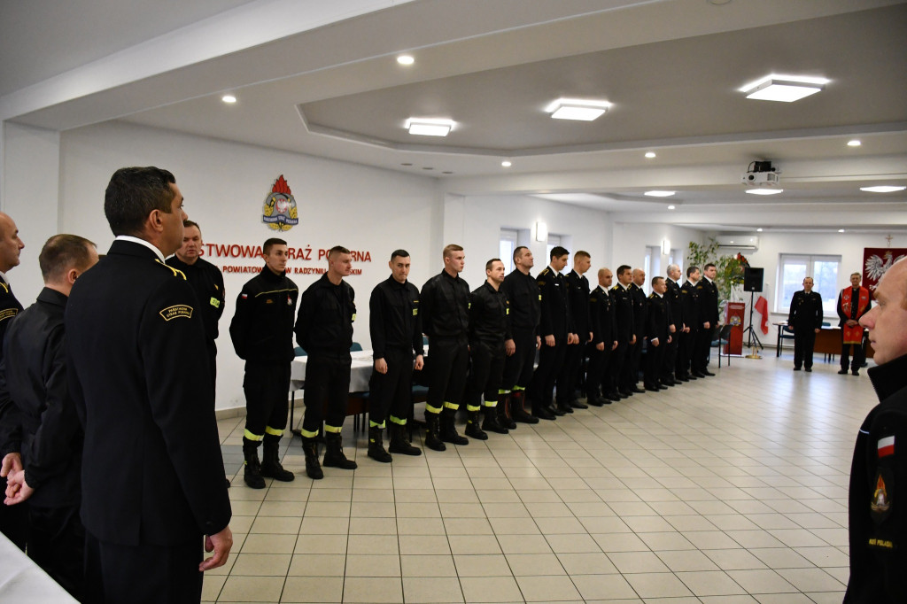 Spotkanie opłatkowe strażaków