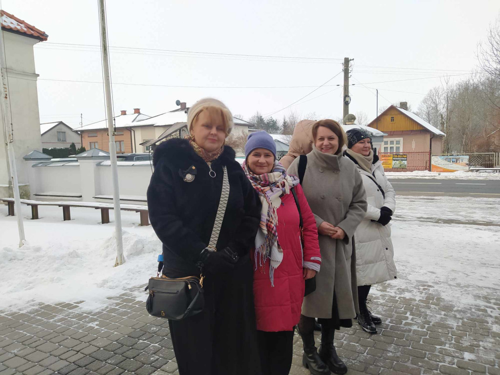 Delegacja z Wohynia na uroczystościach w Drelowie