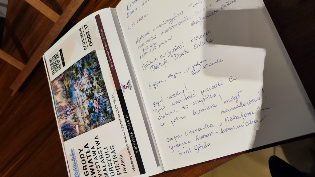 Wystawa obrazów Urszuli Pietras w Świdniku