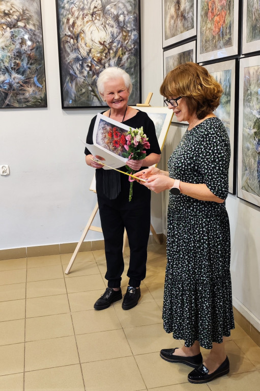 Wystawa obrazów Urszuli Pietras w Świdniku