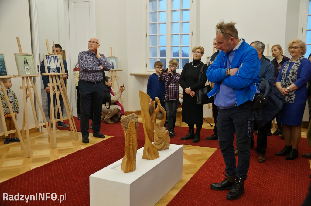 Wystawy radzyńskich artystów w pałacu Potockich