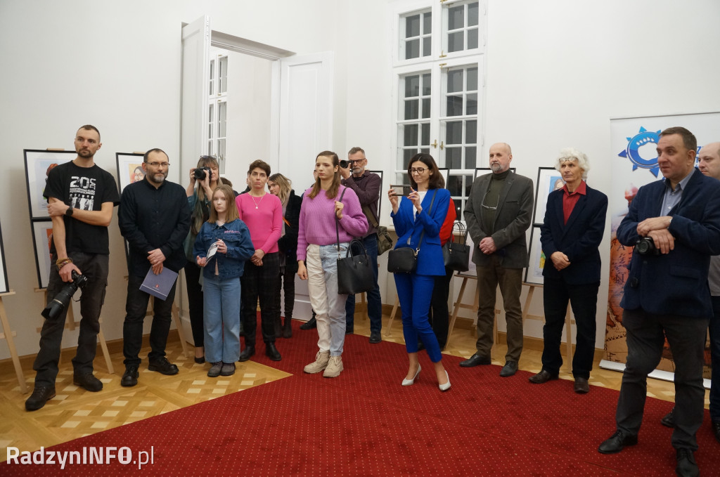 Wystawy radzyńskich artystów w pałacu Potockich
