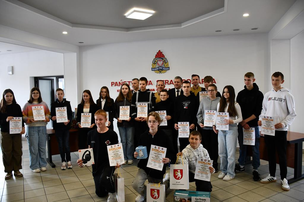 Powiatowe eliminacje turnieju wiedzy pożarniczej