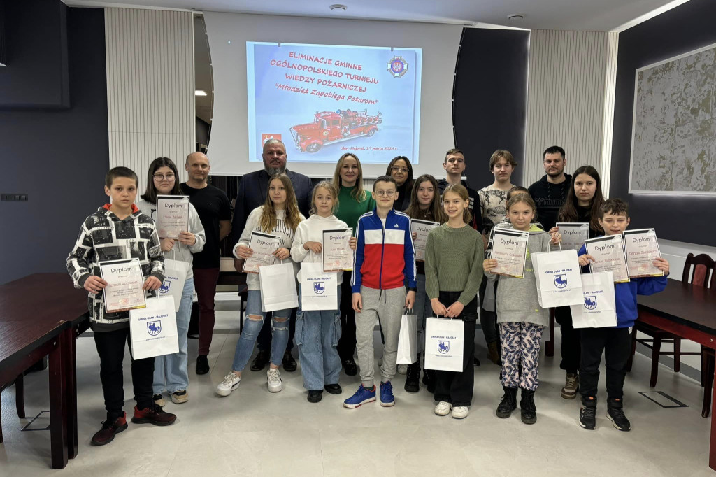 Gminne eliminacje turnieju wiedzy o pożarnictwie