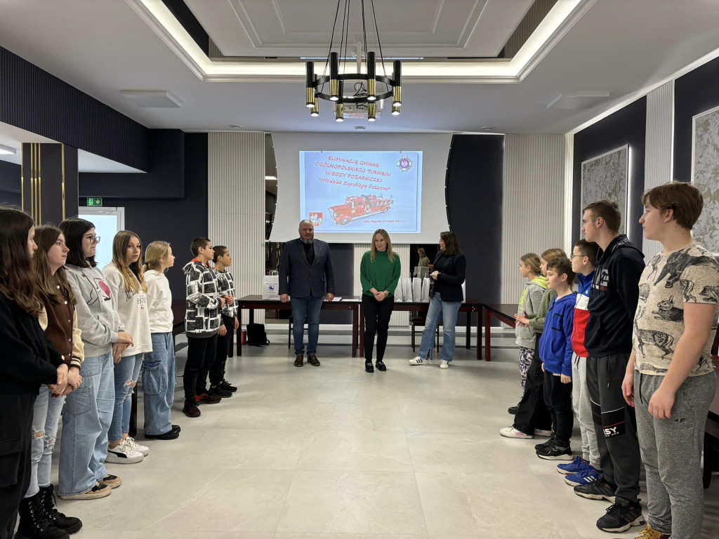 Gminne eliminacje turnieju wiedzy o pożarnictwie
