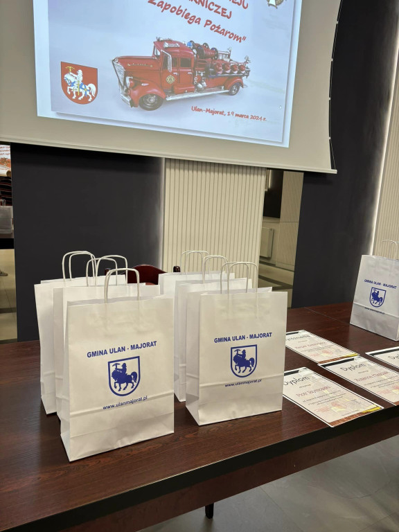 Gminne eliminacje turnieju wiedzy o pożarnictwie